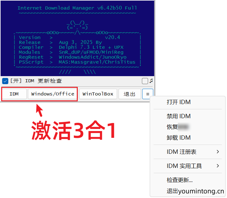 永久激活,IDM+Windows+Office 工具