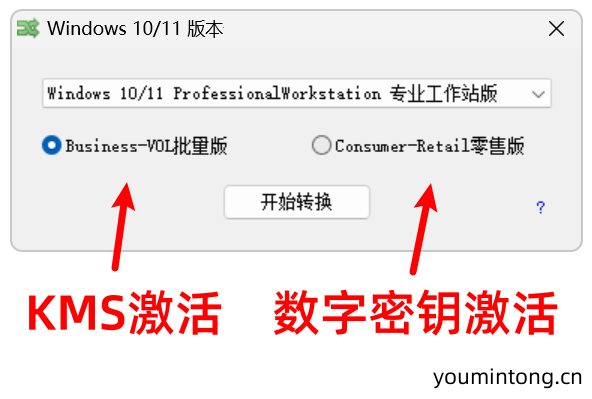 免重装!Win版本一键换工具